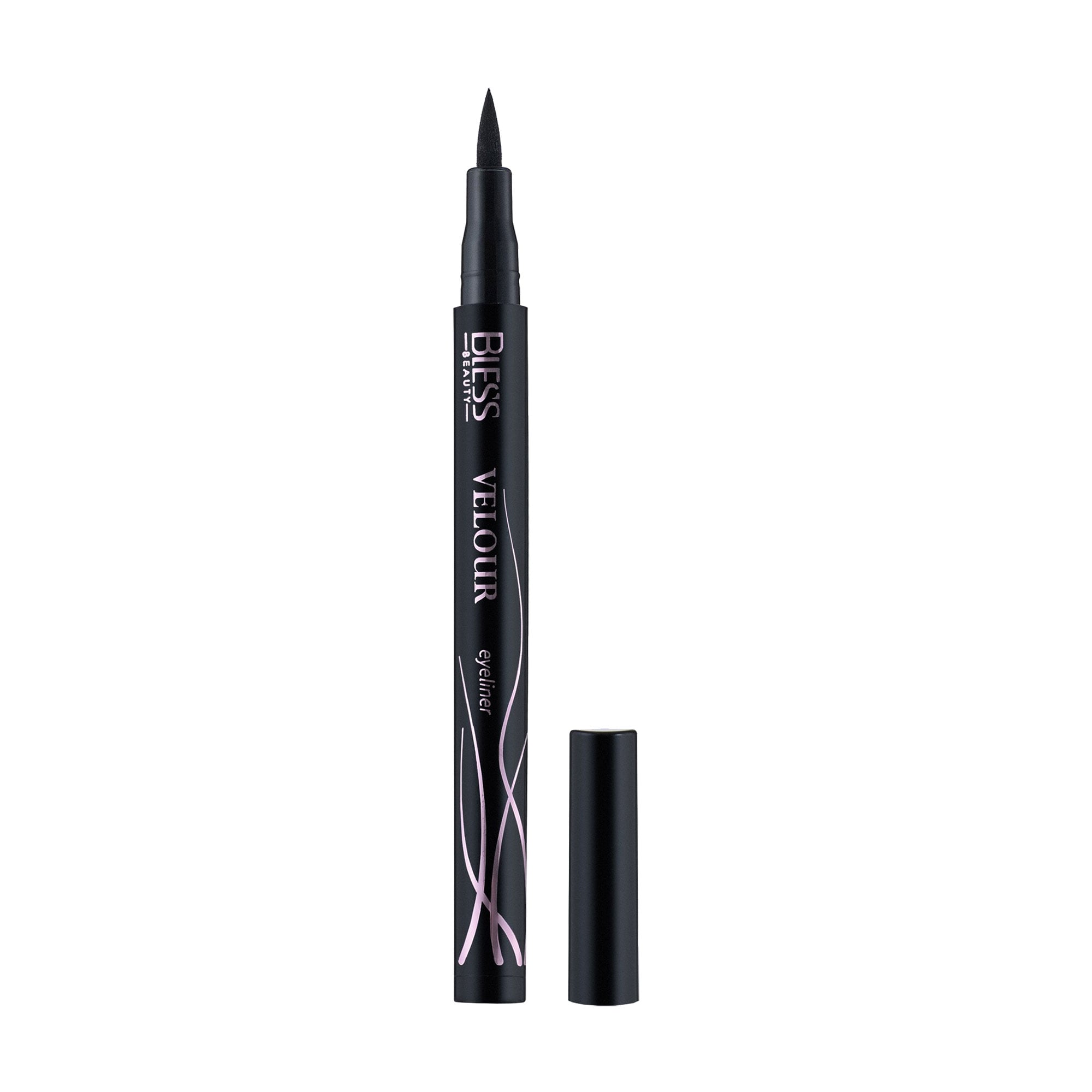 Підводка-фломастер для очей Bless Beauty Velour 24H Waterproof Black, 2 г